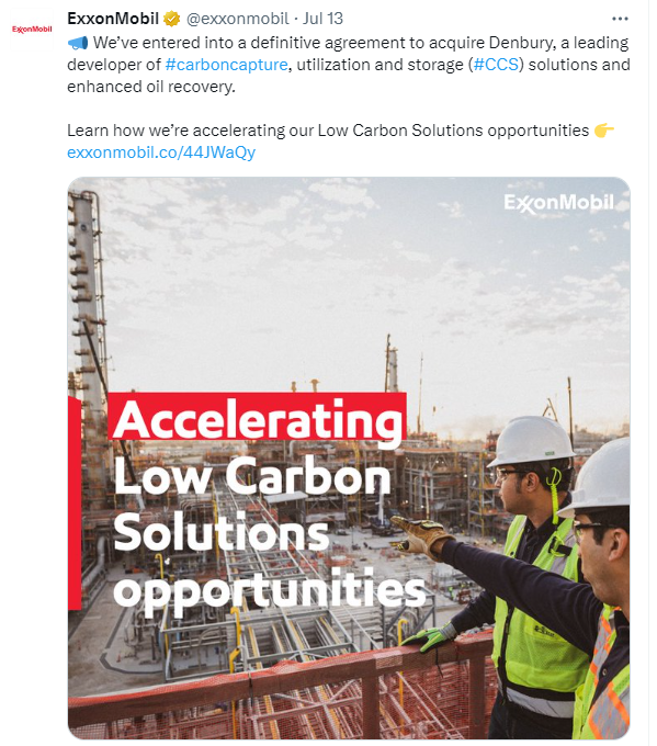 exxon Twitter
