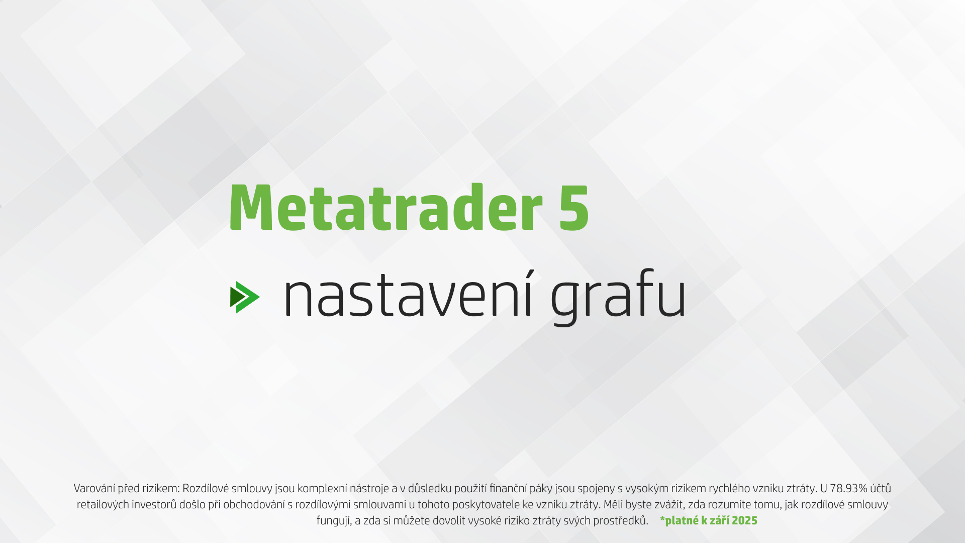 Wonderinterest | Nastavení grafu